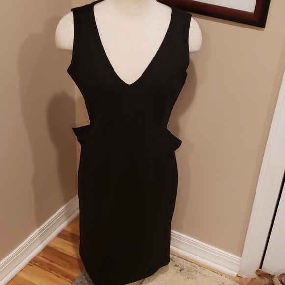 Velvet by Graham & Spencer Dresses & Skirts - BLACK PEPLUM DRESS!!